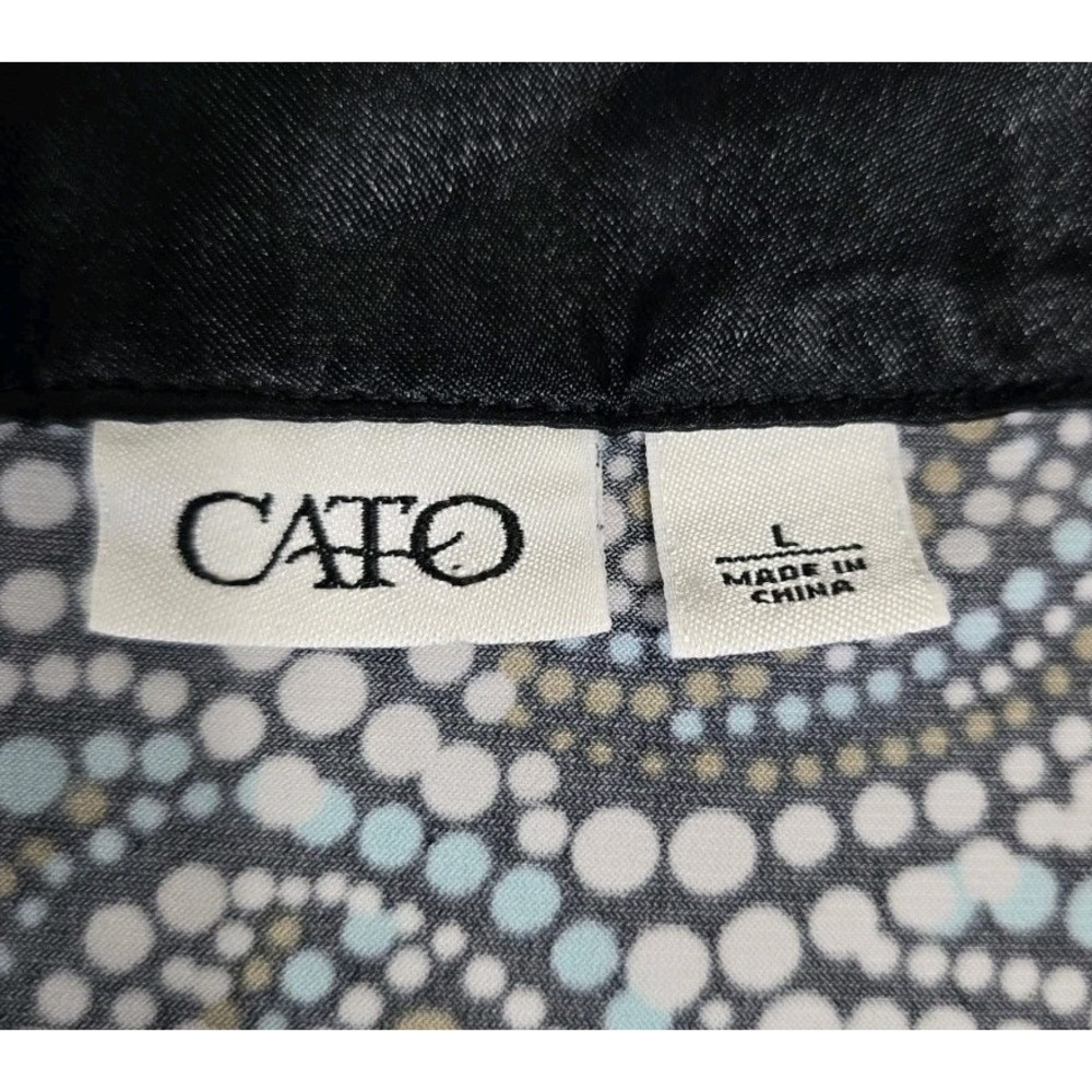 Cato Women's Large Short-Sleeve Blouse - Picture 4 of 8